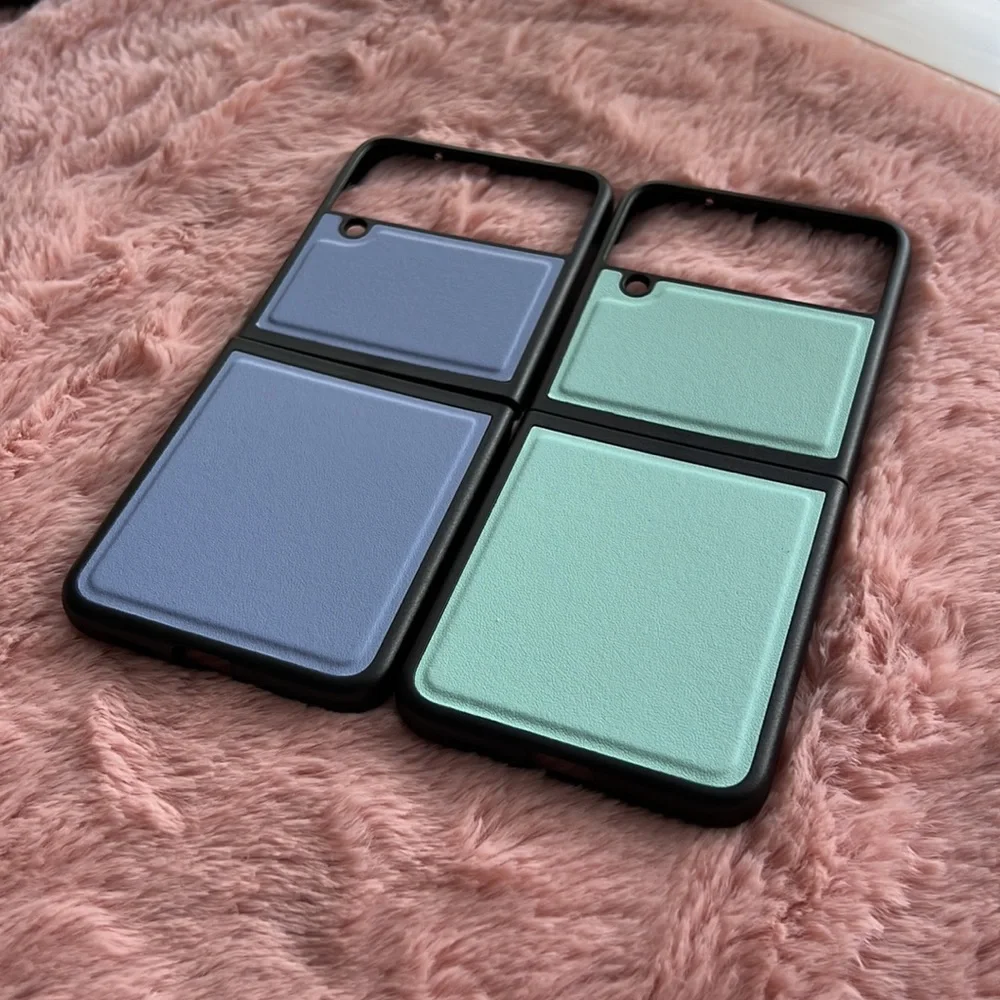 For Samsung Galaxy z flip4 5G genuine leather phone case